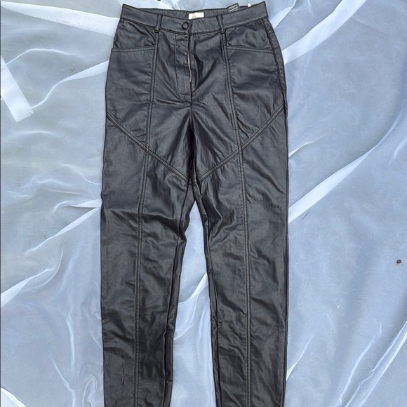 Wilfred Black Rebel Leather Pants - Picture 1 of 2